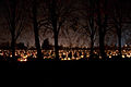 Image 4Lithuanian cemetery at All Souls night (from Culture of Lithuania)