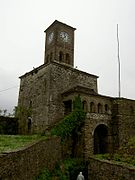 Clock tower of castle