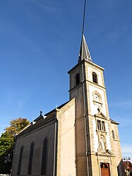 The church in Hermelange