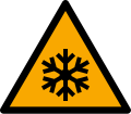 W010: Warnung vor niedriger Temperatur/Kälte