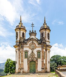 Church of Saint Francis of Assisi (Ouro Preto), Minas Gerais, Brazil, by Aleijadinho, 1765–1788