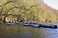 Kayakers on the Ourthe near Nadrin