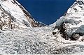 The Khumbu Icefall on Mount Everest