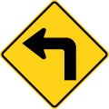 W1-1 (I) Turn left