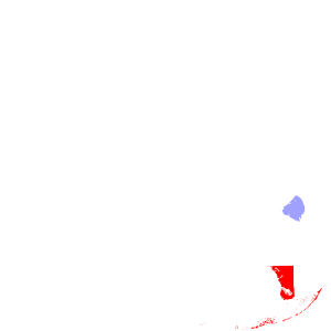 Map of Florida highlighting Monroe County