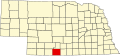 State map highlighting Furnas County