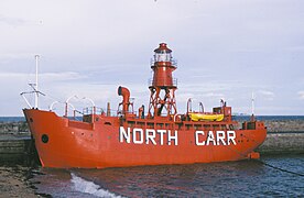 North Carr lightship in 1988