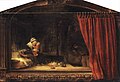 Rembrandt: Die Heilige Familie mit dem Vorhang