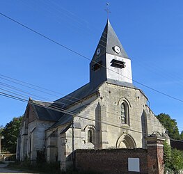 The church in Ricquebourg
