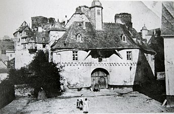 Burgtor auf einer Aufnahme von 1905