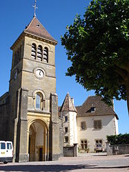 The church in Bragny