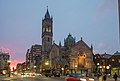 Image 18Old South Church at Copley Square at sunset. This United Church of Christ congregation was first organized in 1669. (from Boston)