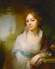 Vladimir Borovikovsky, Portrait of Maria Lopukhina (1797)