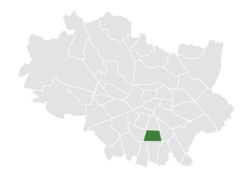Location of Gaj within Wrocław