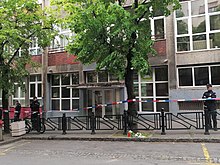 Photo of the Vladislav Ribnikar Elementary School, taken in May 2023