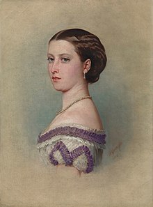 Princess Helena, a few months before the death of her father, Prince Albert of Saxe-Coburg and Gotha
