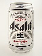 Asahi Super Dry – Bekannteste Sorte – Dose, 2011