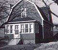 Gambrel roof seen on a Toledo, Ohio East Toledo home in approximately 1937