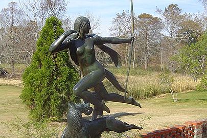 Diana and a Hound, 1924, Brookgreen Gardens, Pawley Island, South Carolina