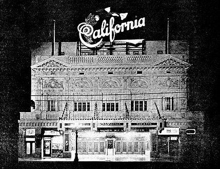 California Theatre, 810 S. Main St., Los Angeles, c. 1921