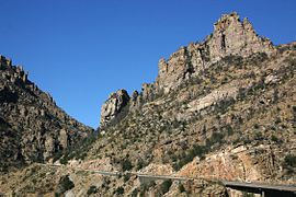 Catalina Highway in the Santa Catalina Mountains
