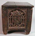 Gothic chest; late 15th century; wood; 30.2 x 29.2 x 39.4 cm; Metropolitan Museum of Art