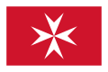 The Merchant Flag of Malta, the civil ensign, was introduced by the Merchant Shipping Act of 1964 and consists of a red field bordered in white, with a white Maltese Cross at its centre. This flag is flown by Maltese civilian vessels as their ensign. Maltese military vessels fly the National Flag.