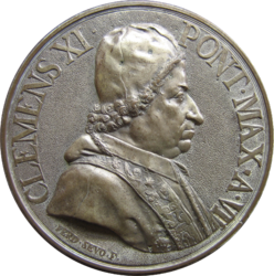 Münze mit Clemens XI (von Richardfabi)