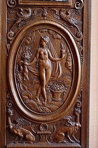 Carved paneling