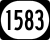 Kentucky Route 1583 marker