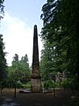 Obelisk im Eulbacher Park von Michelstadt (etwa 1810)