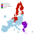 European Union religion map (2024)