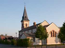 The church in Le Bardon