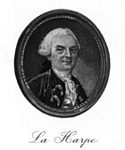 Jean-François de La Harpe (1739–1803), französischer Kritiker und Dichter
