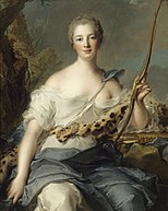 Madame de Pompadour as Diana the Huntress (1746) Versailles, Musée national du Château et des Trianons