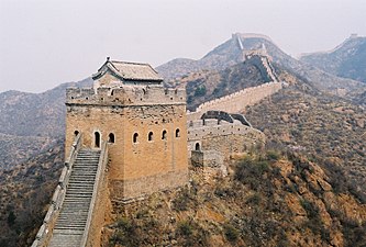 Jinshanling is a section of the Great Wall of China located in the mountainous area in Luanping County, Chengde.