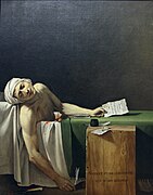 different from: The Death of Marat 