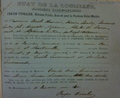 19th century Notarial document from St. Martinville.