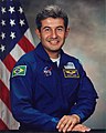 Brazilian Space Agency astronaut Marcos Pontes, first Brazilian into space