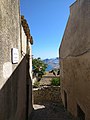 Monte Cofano seen from an alley in Erice