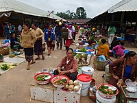 Morning market, Muang Sing