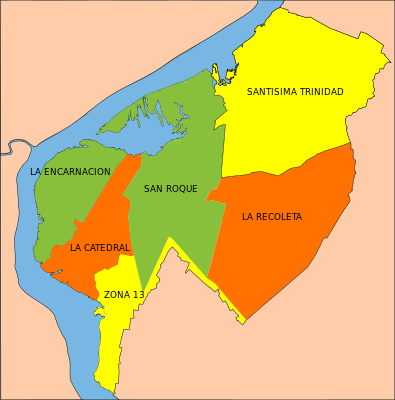 Districts of Asunción