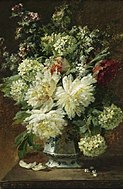 Nature morte avec des fleurs (Blumenstilleben), oil on canvas, 78 × 52.5 cm, private collection