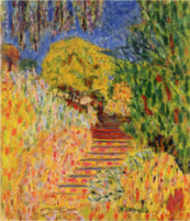 Stairs with Mimosa (1946)