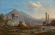 Vesuvius and Pompeii (1870)