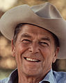 Portrait of Reagan at the ranch in 1976