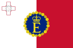 Königliche Standarte von Elizabeth II., 31. Oktober 1967 bis 12. Dezember 1974