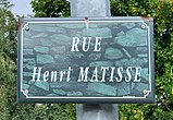 Rue Henri Matisse, Belley