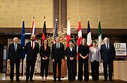 Secretary Blinken with G7 foreign ministers in Tokyo, Japan, November 2023