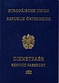 An Austrian service passport (2006–2014)